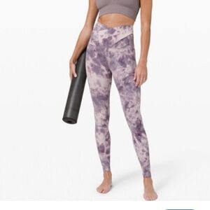 Lululemon Align Leggings Diamond Dye Pink Bliss Graphite Purple